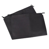 2pcs Travel Pouch Portable Drawstring Storage Bag Waterproof Nylon