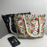 2pcs Summer Large-capacity Tote Handbag for Ladies Beach Travel Waterproof Bag