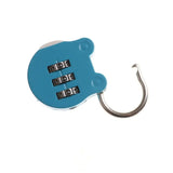 2pcs Cartoon Mini Digital Lock Gym Luggage Lock Random