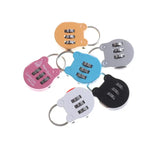 2pcs Cartoon Mini Digital Lock Gym Luggage Lock Random