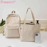 2pcs Student Bookbag Set with Handbag Large Capacity