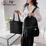 2pcs Ladies Bookbag Set College Rucksack for Vacations