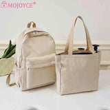2pcs Student Bookbag Set with Handbag Large Capacity