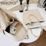 2pcs Laptop Backpack Solid Handbag College Student Large Capacity
