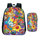 2pcs/set Superzings Series 10 Backpack Pen Bag Kindergarten Bags Mochila Zings