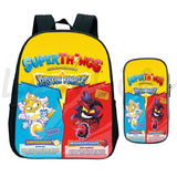 2pcs/set Superzings Series 10 Backpack Pen Bag Kindergarten Bags Mochila Zings