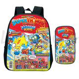 2pcs/set Superzings Series 10 Backpack Pen Bag Kindergarten Bags Mochila Zings