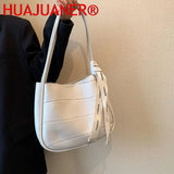 2Pc Pu Leather Women's Handbags Casual Bucket Women Shoulder Totes