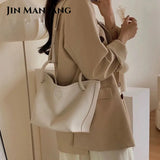 2pc/set PU Leather Women's Handbags Casual Ladies Tote Female Bucket