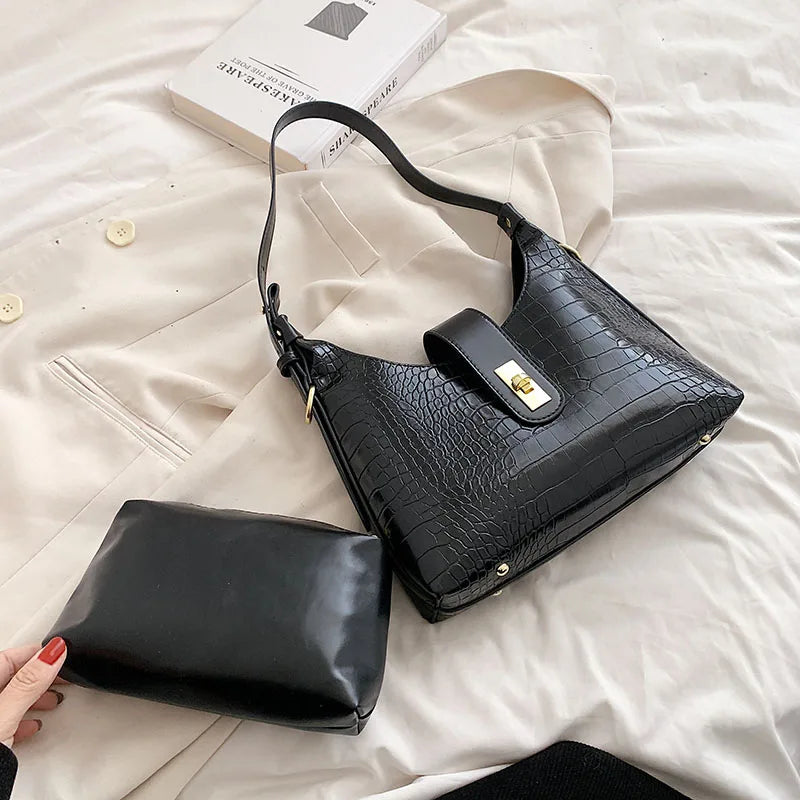 2 Sets Shoulder Bag Chain Crossbody Purses Handle Bags