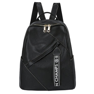 Women Soft Leather Backpack Vintage Female Shoulder Bags Casual Travel