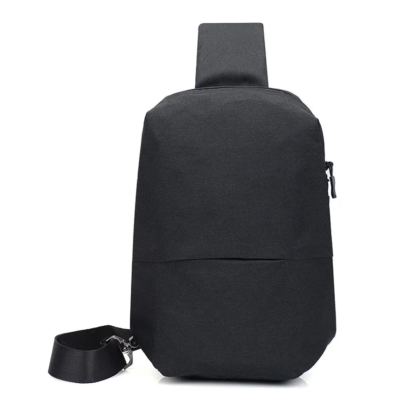 Casual Canvas Chest Bag Men's Anti-theft Sling Pack