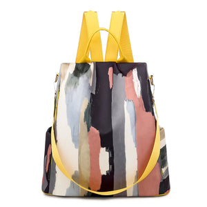 Anti-theft Women's Backpack Oxford School Teen Girls Travel Shoulder Bag