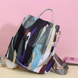 Anti-theft Women's Backpack Oxford School Teen Girls Travel Shoulder Bag
