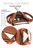 Vintage Women Backpack Bag - Retro PU Leather Tote Shoulder Bag