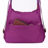 3 In 1 Women Bags Multifunction Backpack Crossbody Bag Nylon Cloth Tote