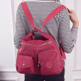 3-In-1 Women Bags Multifunction Backpack Shoulder Bag Nylon Tote