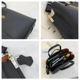 Large Capacity Leather Tote Female Purses Handbags Women Bag