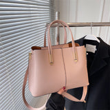 Large Capacity Leather Tote Female Purses Handbags Women Bag
