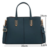 Large Capacity Leather Tote Female Purses Handbags Women Bag