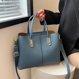 Large Capacity Leather Tote Female Purses Handbags Women Bag