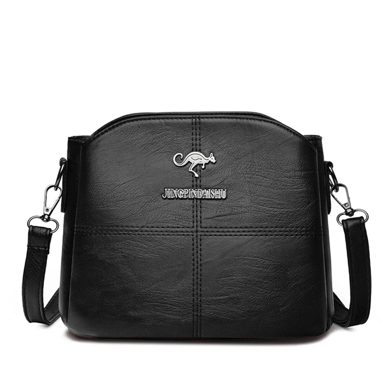 3 Layers Messenger Sac A Main Letter Purses and Handbags Women Bags