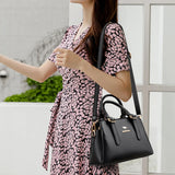 3-Layer Women Handbags High Leather Shoulder Crossbody Tote Bag