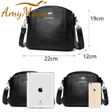 3 Layers PU Leather Handbags Purses Small Crossbody Shoulder Messenger Bags
