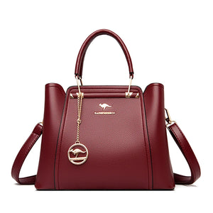 Large Capacity Women PU Leather Crossbody Bag