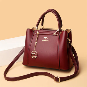Large Capacity Women PU Leather Crossbody Bag