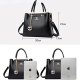 Large Capacity Women PU Leather Crossbody Bag