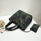 3 PCS Waterproof Women Handbag Soft Winter Shoulder Bag Ladies Tote Purse