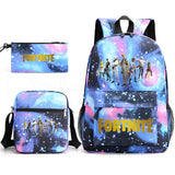 3 Pcs Set Backpack Hot Game Pencil Case Shoulder Bag Anime 3D Bookbag Bagpack