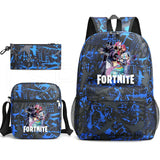 3 Pcs Set Backpack Hot Game Pencil Case Shoulder Bag Anime 3D Bookbag Bagpack