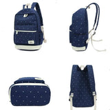 Canvas School Backpack for Girls Teenager Travel Backpack Bags