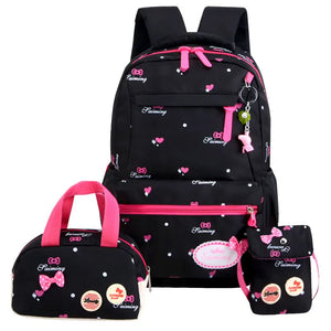 Girls Orthopedics Schoolbag Backpack Mochila Star Print Children School Bags