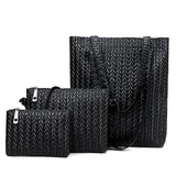 3 Pcs/set Harajuku Bamboo Woven Shoulder Bag