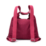 3 in 1 Backpack Women Shoulder Bag Multifunction Nylon Tote Travel