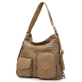 3 in 1 Backpack Women Shoulder Bag Multifunction Nylon Tote Travel
