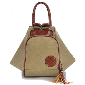 3 in 1 Multifunction Women Handbags Crossbody Bags Canvas Lady Shoulder Tote