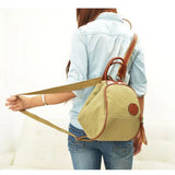 3 in 1 Multifunction Women Handbags Crossbody Bags Canvas Lady Shoulder Tote