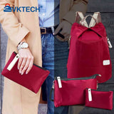 3 Pcs/Lot Women Backpack Waterproof Nylon Shoulder Bags Oxford Crossbody Bags