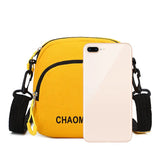 Canvas Handbag Zipper Shoulder Bag for Women