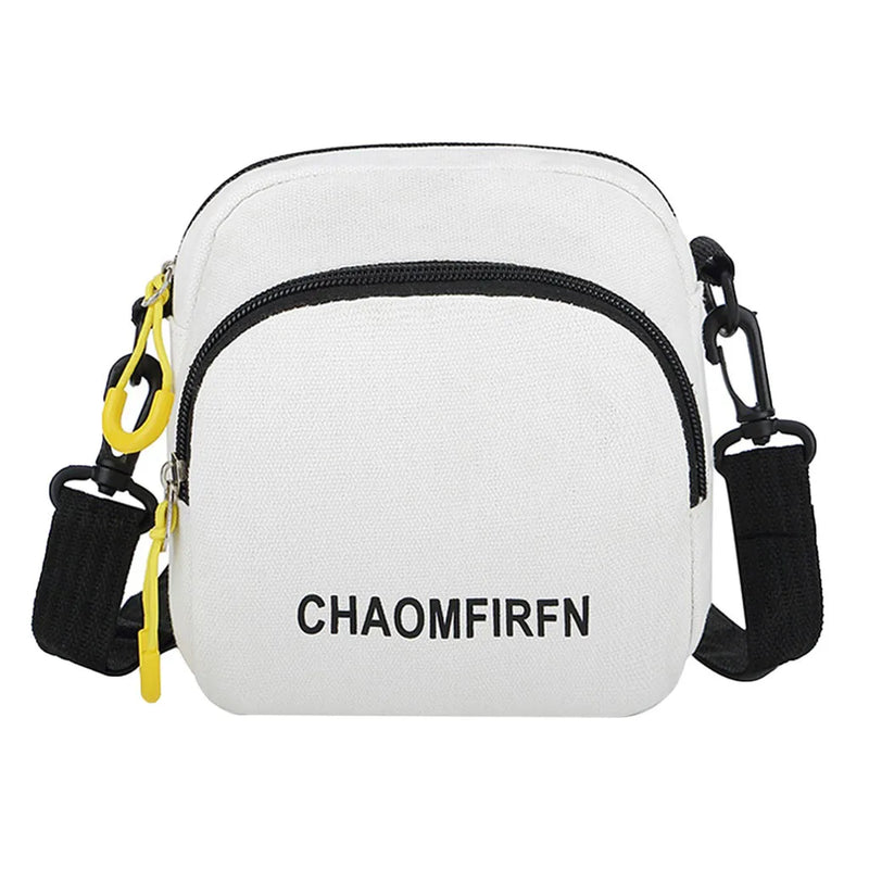 Canvas Handbag Zipper Shoulder Bag for Women