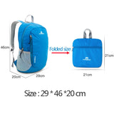 30L Waterproof Foldable Backpack for Men - Outdoor Trekking Rucksack