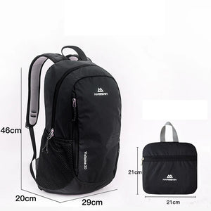 30L Waterproof Foldable Backpack for Men - Outdoor Trekking Rucksack