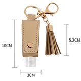 30ml Leakproof Travel Bottle for Hand Sanitizer with Keychain Holder