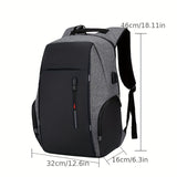 Large Capacity Laptop Backpack with USB Charging