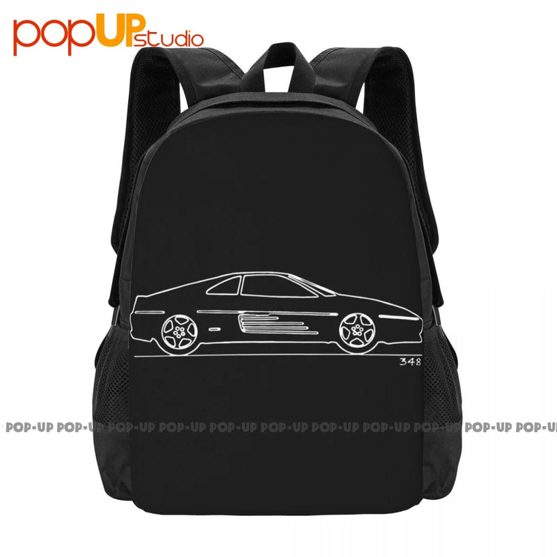 Sketch Backpack Large Capacity Print Training Sports Style Bags