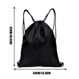 34X42cm Double Shoulder Drawstring Storage Bag for Travel Beach School Holidays